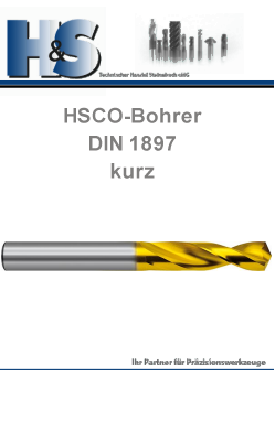 HSCO Bohrer DIN 1897