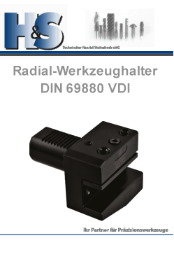 DIN 69880 Radial-Werkzeughalter